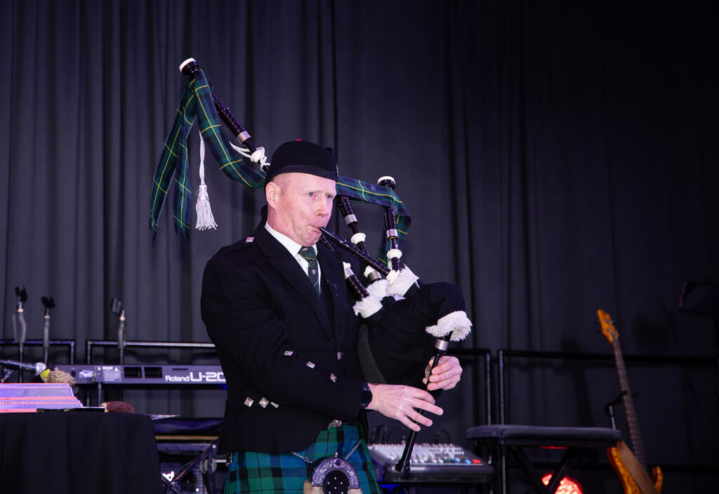 NE Youth Burns Night Ball 2025 Bagpipes