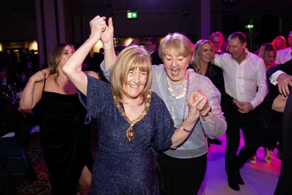 NE Youth Burns Night Ball 2025 Dancing