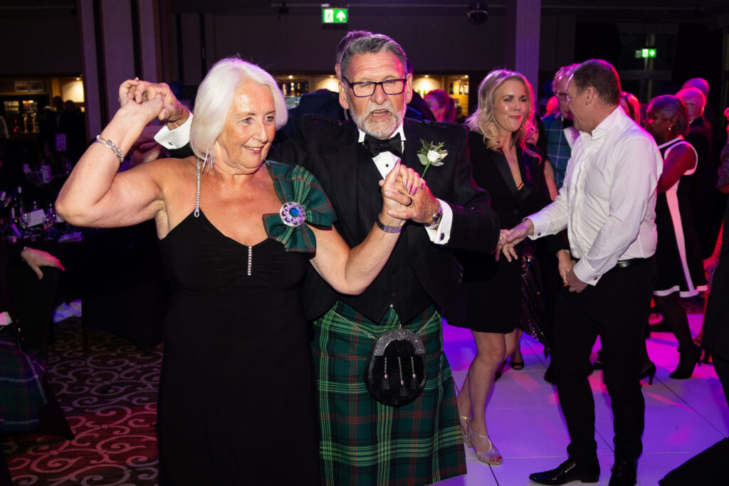 NE Youth Burns Night Ball 2025 Dancing